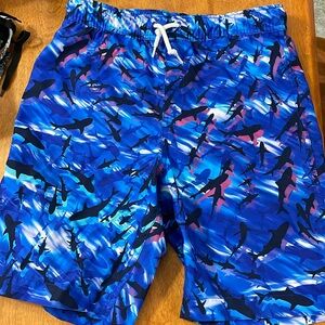 Boys swim trunks barely worn.